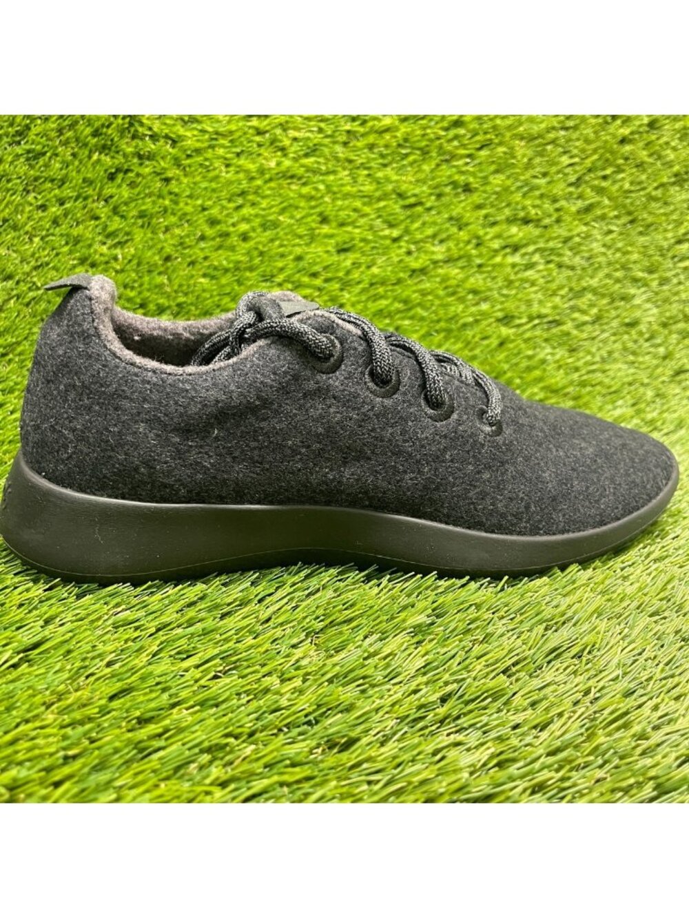Allbirds Wool Runners Mens Size 8 Black Athletic Running Walking Shoes Sneakers